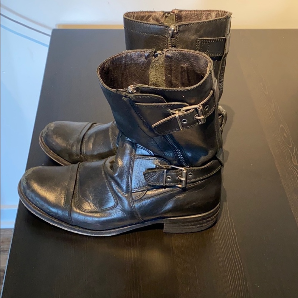 Sendra Men’s Black Moto boots